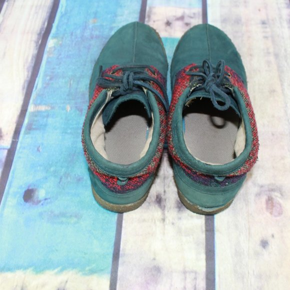 Gravis Nomad Exp Indigo Suede Leather Wool Laces Chukka Boots Size 7.5 - Picture 6 of 9